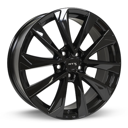 Rtx Alloy Wheel, Noda 19x7.5 5x114.3 ET40 CB60.1 Gloss Black 082902